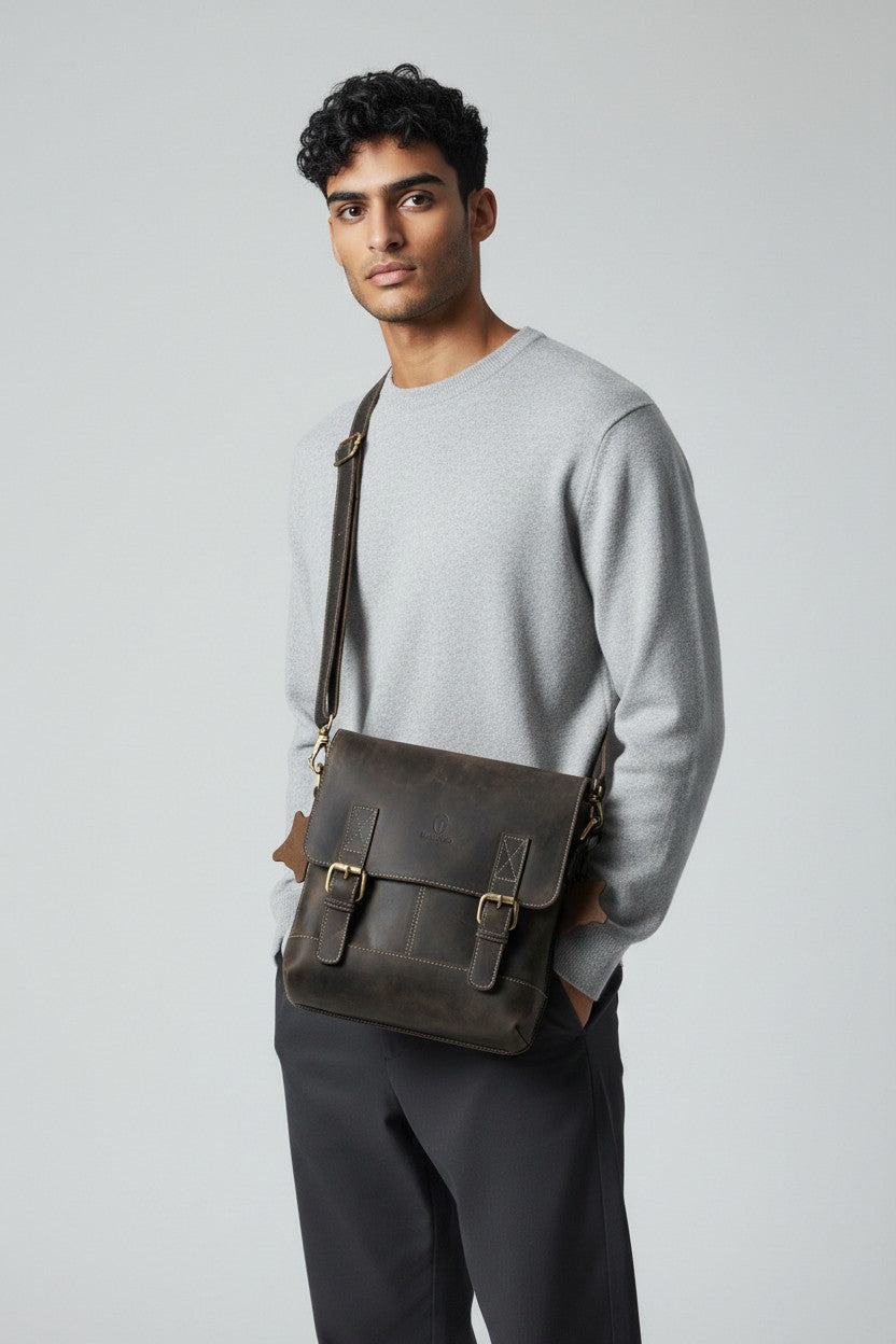 Borsa Tracolla Uomo Nera