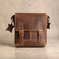 Borsa Tracolla Uomo Cuoio
