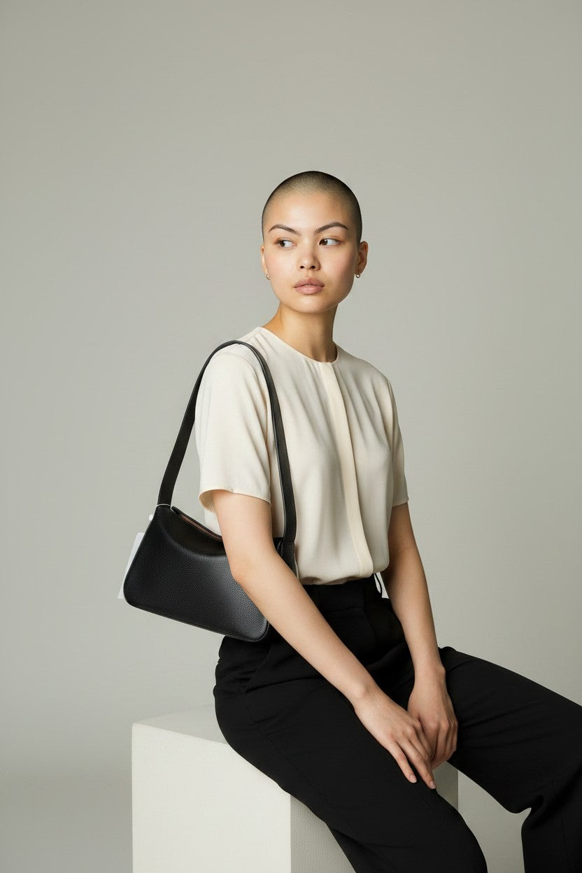 Borsa Donna Minimal Nera