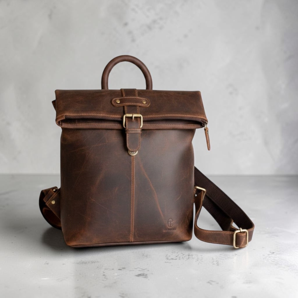 Ziano Classico in Pelle Testa di Moro