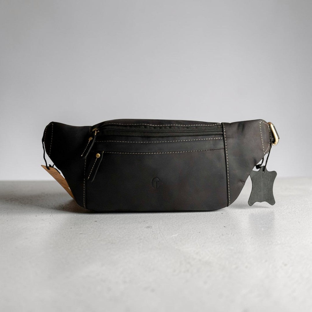 Marsupio in Pelle Nero