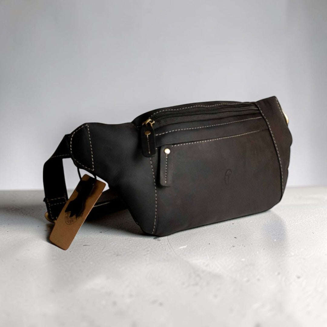 Marsupio in Pelle Nero