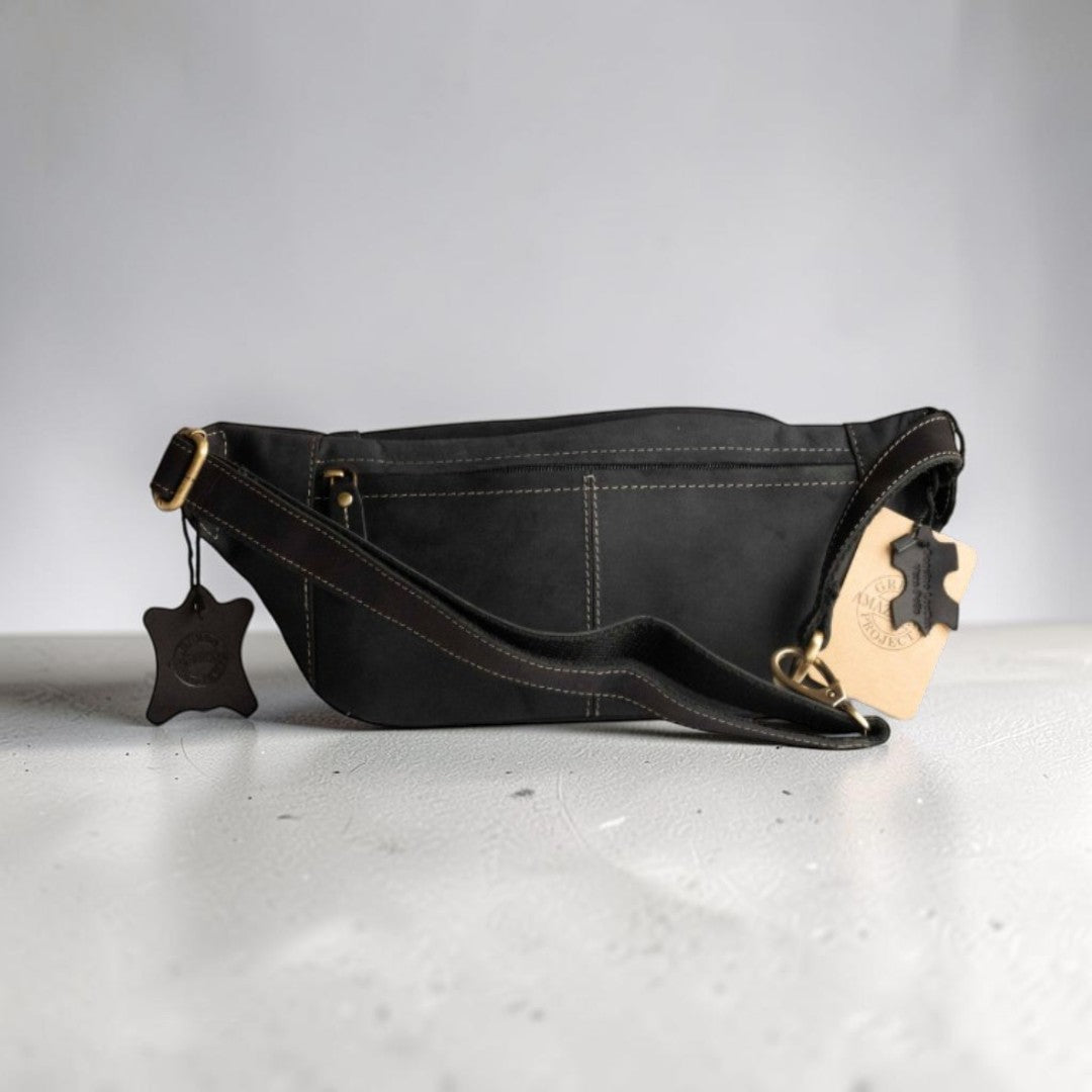 Marsupio in Pelle Nero