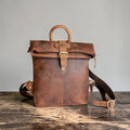 Zaino Classico in Pelle Cuoio