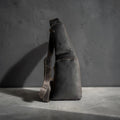 Monospalla in Pelle Nero