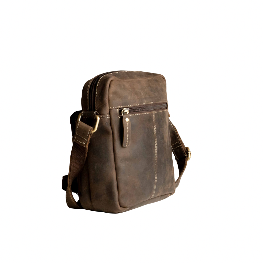Borsello Zip in Pelle