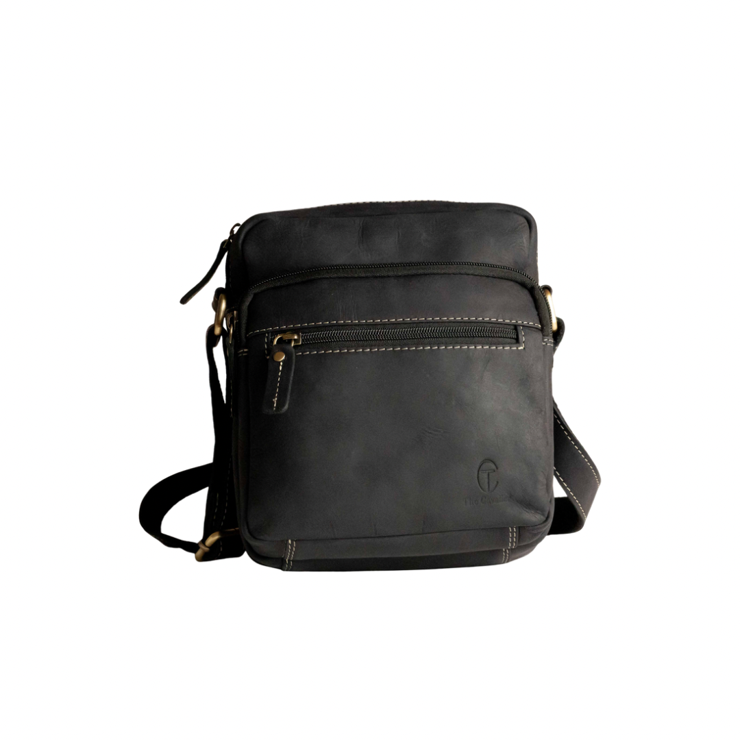 Borsello Zip in Pelle