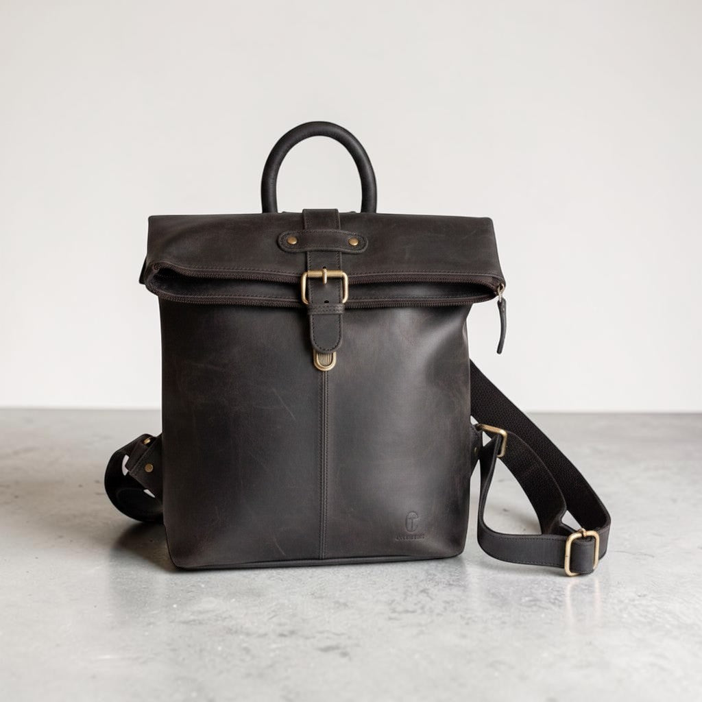 Zaino Classico in Pelle Nero